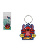 Teddies Přívěsek na klíče/Klíčenka Lilo & Stitch gumový červený 9cm v sáčku