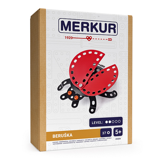MERKUR - Stavebnice Merkur - Broučci – Beruška, 37 dílků MERKUR - Stavebnice Merkur - Broučci – Beruška, 37 dílků