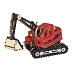 Rappa Woodcraft Dřevěné 3D puzzle Rypadlo červená