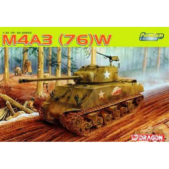 Dragon Model Kit tank 6325 - SHERMAN M4A3(76)W (PREMIUM) (1:35)