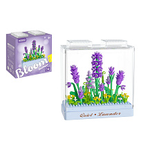 Stavebnice mini KOCO Levandule plast 239ks v krabičce 11x12x5cm