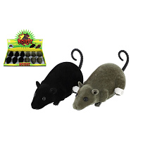 Teddies Myš/Myška na klíček fliška 12cm 2 barvy