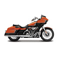 Maisto - HD - Motocykl - 2022 CVO Road Glide, oranžovo-metalic černá (serie 44), blister box, 1:18