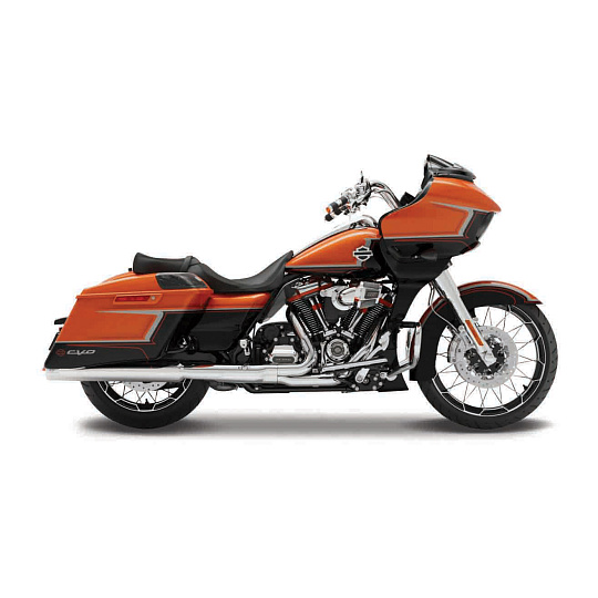 Maisto - HD - Motocykl - 2022 CVO Road Glide, oranžovo-metalic černá (serie 44), blister box, 1:18