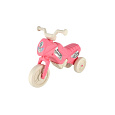 Teddies Odrážedlo Enduro Yupee pastelově růžové malé výška sedadla 26cm nosnost do 25kg 12m+