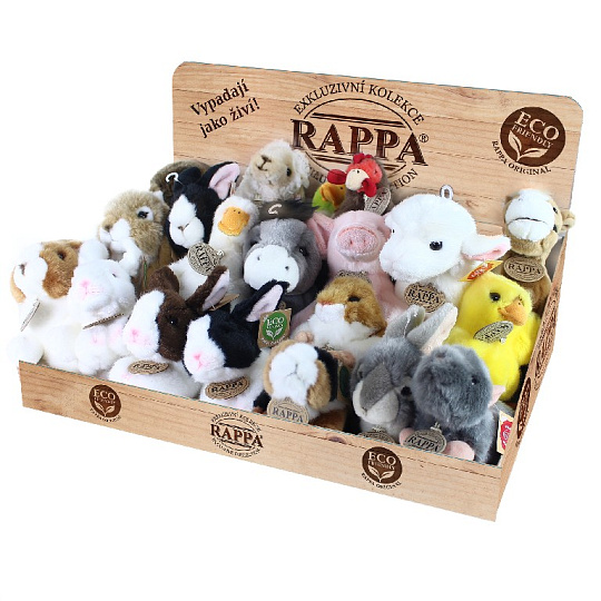 Rappa Displej exkluzivní plyš domácí zvířata ECO-FRIENDLY Rappa Displej exkluzivní plyš domácí zvířata ECO-FRIENDLY