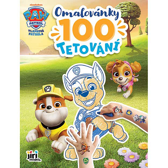 Jiri Models Omalovánky a 100 tetování Paw Patrol/Tlapková Patrola Jiri Models Omalovánky a 100 tetování Paw Patrol/Tlapková Patrola