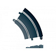 Scalextric Rozšíření trati SCALEXTRIC C8296 - Banked Curve R2 45°