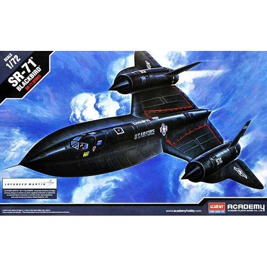 Academy Modelk Kit letadlo 12448 - SR-71 BLACKBIRD (1:72) Academy Modelk Kit letadlo 12448 - SR-71 BLACKBIRD (1:72)