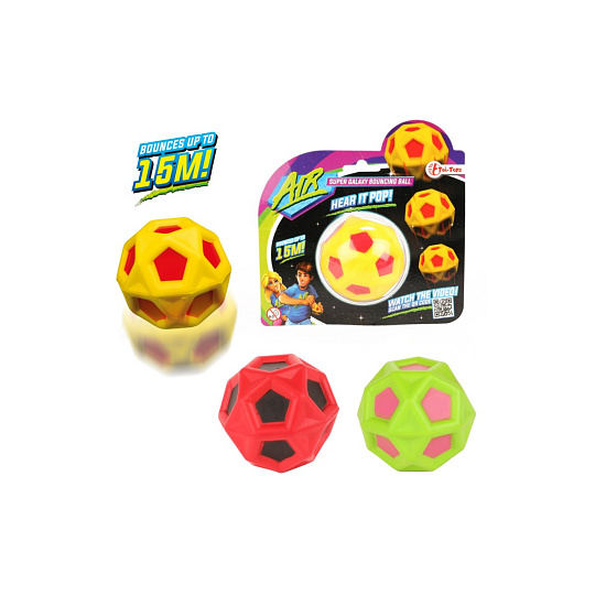 Teddies Míček/Hopík hranatý 6cm 3 barvy