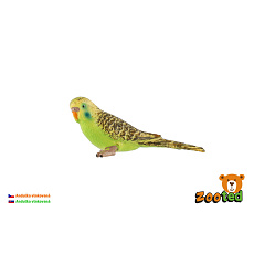 ZOOted Andulka vlnkovaná zooted plast 9cm 