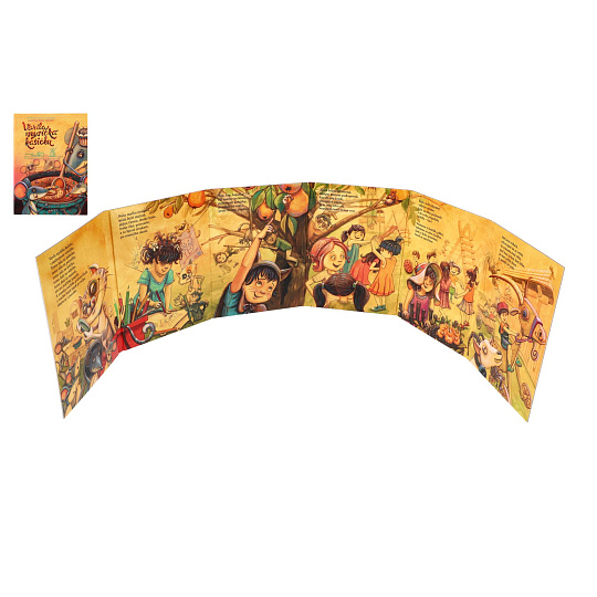 Albatros Leporelo Varila myšička kašičku SK verzia 15,5x21cm 24m+ Albatros Leporelo Varila myšička kašičku SK verzia 15,5x21cm 24m+