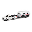 Maisto - Design Tow &amp; Go, 1993 Chevrolet 454 SS Pick-up Camper Trailer, 1:64