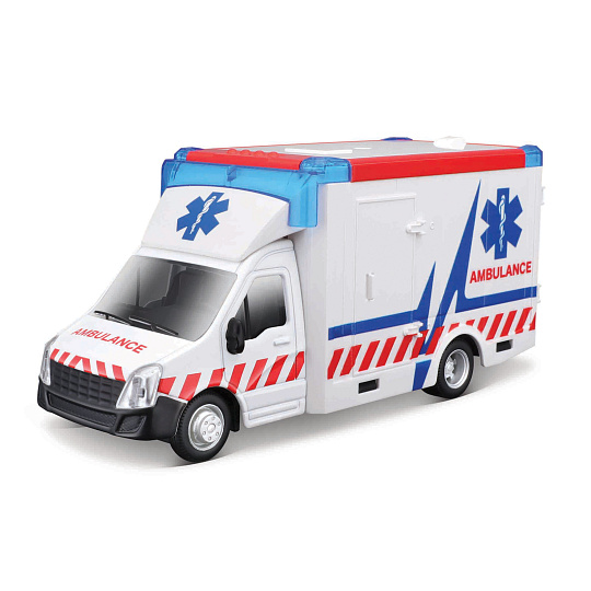 Bburago - Municipal Vehicle, Ambulatní vozidlo a nosítka