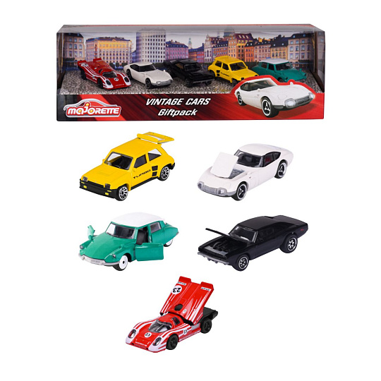 Majorette Street Cars Majorette Vintage 5 ks Dárková sada