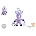Zajíček/Zajíc babyted chrastítko plyš 30cm závěs na postýlku/kočárek na kartě v sáčku 0m+