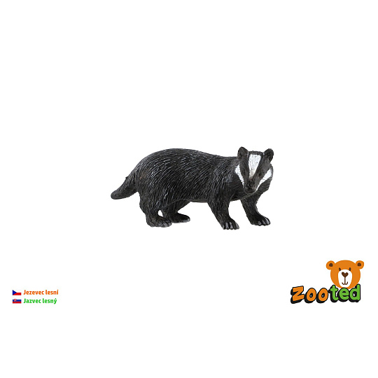 Jezevec lesní zooted plast 8cm 
