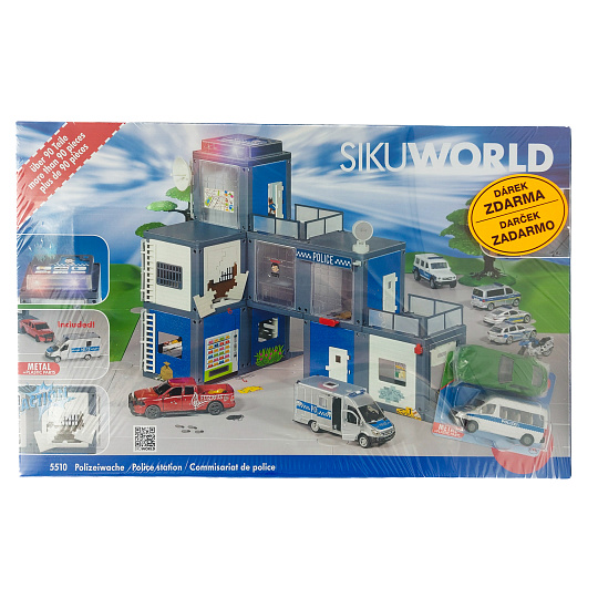 SIKU World - policejní stanice + 2 dárky