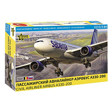 Zvezda Model Kit letadlo 7047 - Airbus A330-200 (1:144)