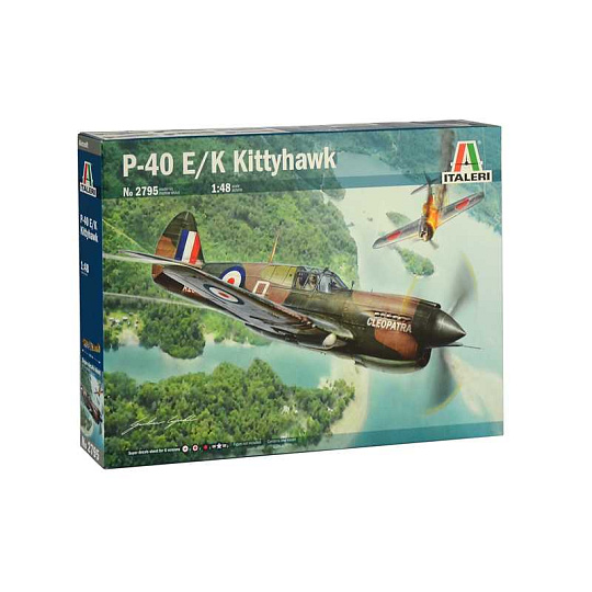 Italeri Model Kit letadlo 2795 - P-40E/K Kittyhawk (1:48)
