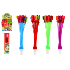 Vodní bomby sada 37ks s nástavcem na kohoutek 2 barvy v krabičce 6x25x3cm 24ks v boxu Vodní bomby sada 37ks s nástavcem na kohoutek 2 barvy v krabičce 6x25x3cm 24ks v boxu