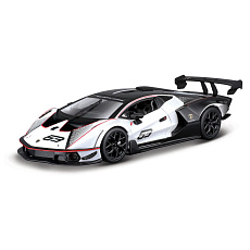 Bburago - RACE, Lamborghini Essenza SCV12, bílá perleť-černá, 1:24