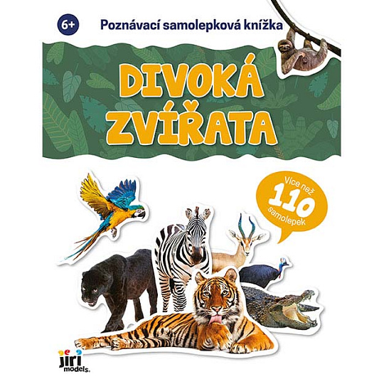 Jiri Models Poznávací samolepková knížka Divoká zvířata