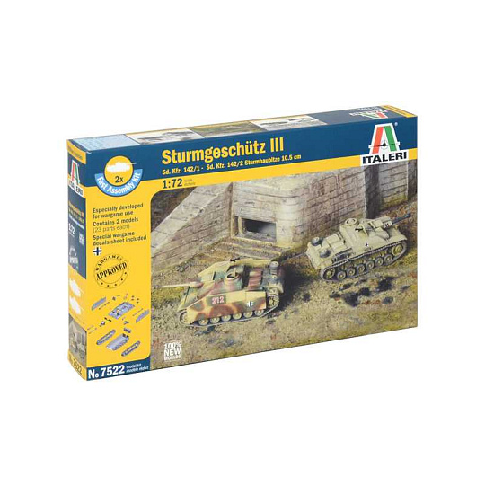 Italeri Fast Assembly tanky 7522 - STURMGESCHUTZ III (1:72)