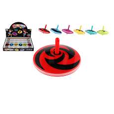 Teddies Káča točící svítící plast 6cm na baterie se světlem, 6 barev