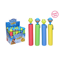 Wiky Vodní trubice/puška zvířátko pěnová 27x5cm 3 druhy