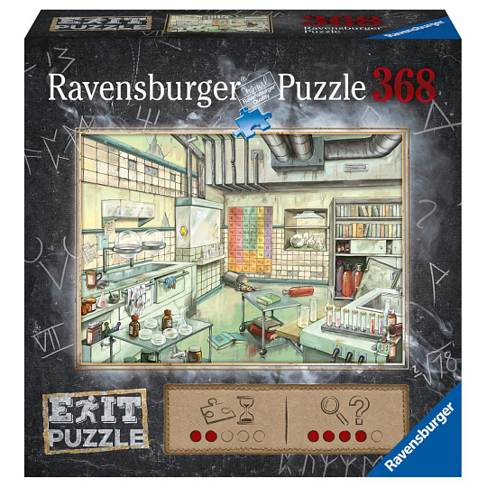 Ravensburger Exit Puzzle: Laboratoř 368 dílků Ravensburger Exit Puzzle: Laboratoř 368 dílků