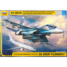 Zvezda Model Kit letadlo 7314 - Sukhoi SU-30 SM "Flanker C" (1:72)
