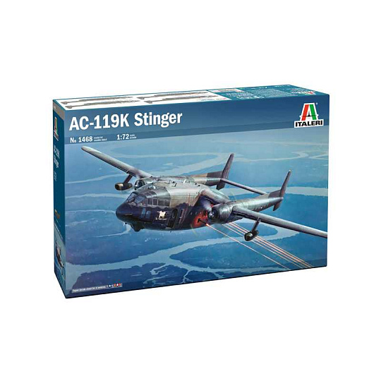 Italeri Model Kit letadlo 1468 - C-119K Stinger (1:72) Italeri Model Kit letadlo 1468 - C-119K Stinger (1:72)