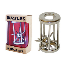 Rappa Hlavolam ježek v kleci kovový