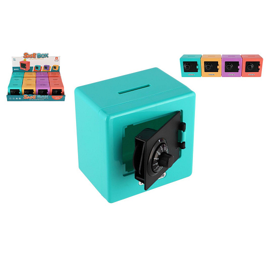 Teddies Pokladnička trezor 4 barvy