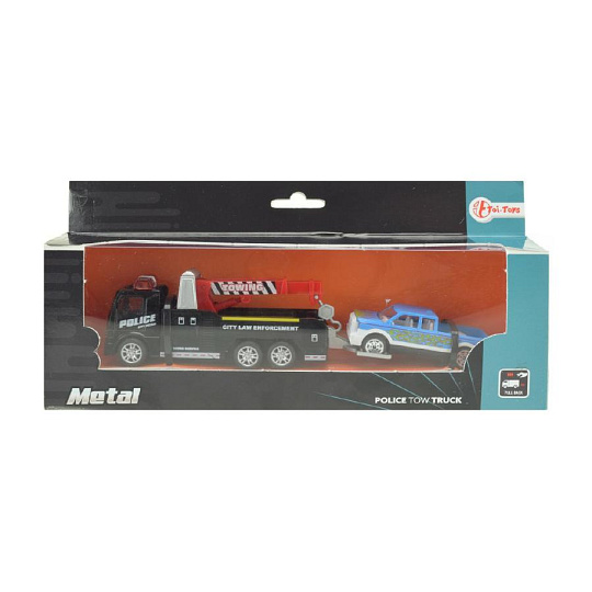Teddies Auto odtahovka s jeřábem 2ks kov 18cm na zpětné natažení v krabičce 24x11x5cm Teddies Auto odtahovka s jeřábem 2ks kov 18cm na zpětné natažení v krabičce 24x11x5cm