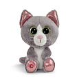 NICI Glubschis plyš Kočka šedá Felinja 15cm, GREEN