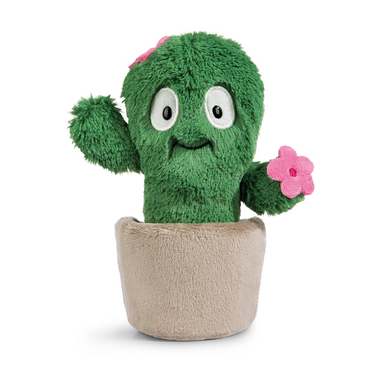 NICI plyš Květina Henrietta,Kaktus 18 cm, GREEN