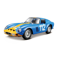Bburago - RACING MODEL KIT, Ferrari 250 GTO, modrá, 1:24
