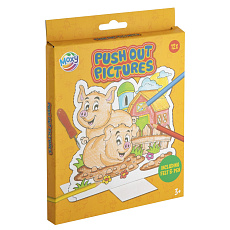 Rappa Vypichovací obrázky Farma 12 listů + pero + podložka