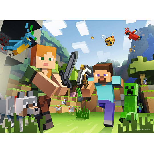 Ravensburger Minecraft 100 dílků