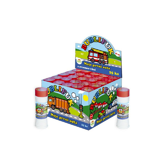 Teddies Bublifuk Moje první auta 50ml