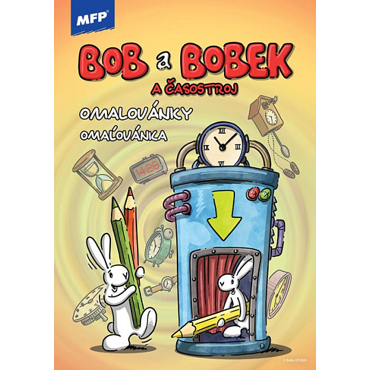 MFP Omalovánky MFP A4 Bob a Bobek a časostroj