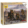 Zvezda Wargames (WWII) figurky 6168 - British Mortar with crew 1939-42 (1:72)