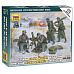 Zvezda Wargames (WWII) figurky 6209 - Ger. 80mm Mortar with Crew (Winter Unif.) (1:72)