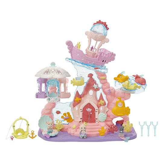Sylvanian Families 5701 Velký palác mořských víl s miminky