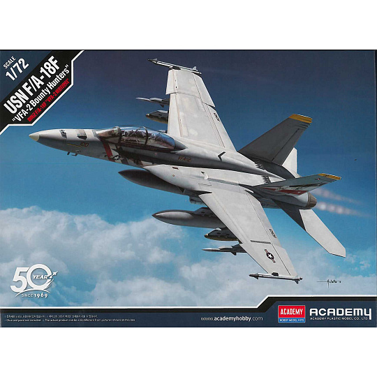 Academy Model Kit letadlo 12567 - USN F/A-18F "VFA-2 Bounty Hunters" (1:72)