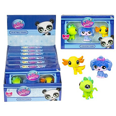 Figurka 3ks Littlest Pet Shop gumovací v krabičce 6ks v boxu