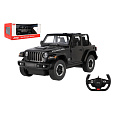 Auto RC Jeep Wrangler Rubicon RASTAR černý plast 29cm 2,4GHz na dálk. ovl. na bat. v krab. 44x19cm