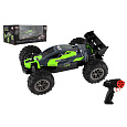 Teddies Auto RC Buggy rychlostní 2,4GHz plast 25cm na baterie zelené v krabici 31x14x18cm